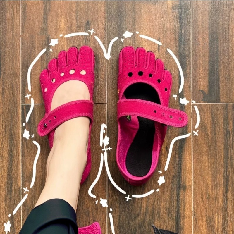 Pilates Yoga Footwear - Mary Jane Beş Parmaklı Ayakkabı Yoga