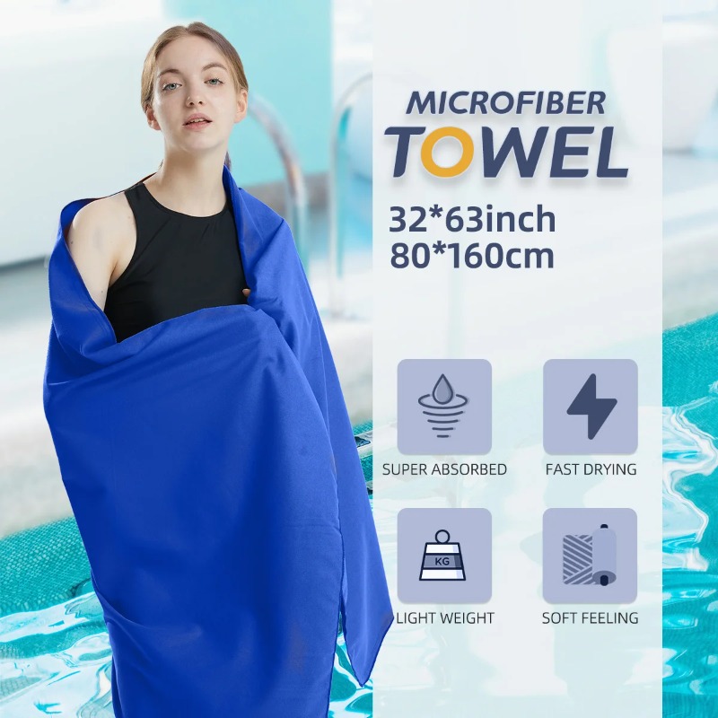 Pilates Yoga Towel - Mikrofiber Havlu Hızlı Kuruyan Havlu Seyahat