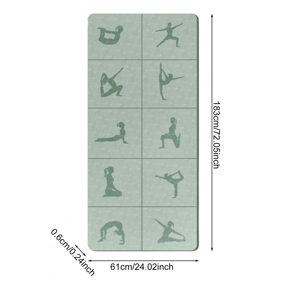 Pilates Yoga Mat Thickness - Katlanabilir Yoga Matı Ekstra Taşınabilir Seyahat