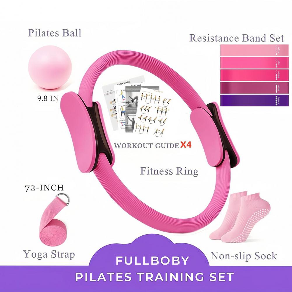 Pilates Yoga Kit - 9 adet/takım Yoga Fitness seti Pilates