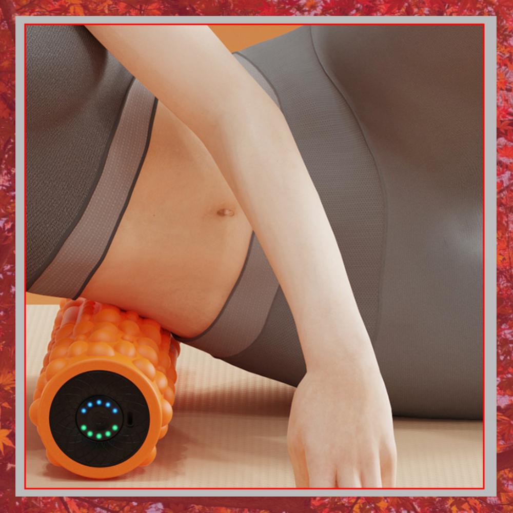 Pilates Yoga Roller - Elektrikli Titreşimli Köpük Rulo Yoga Sütunu