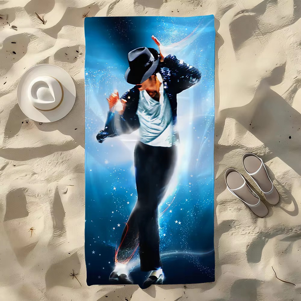 Pilates Yoga Towel - M-Michael J-Jackson Hızlı Kuruyan Plaj Havlusu,