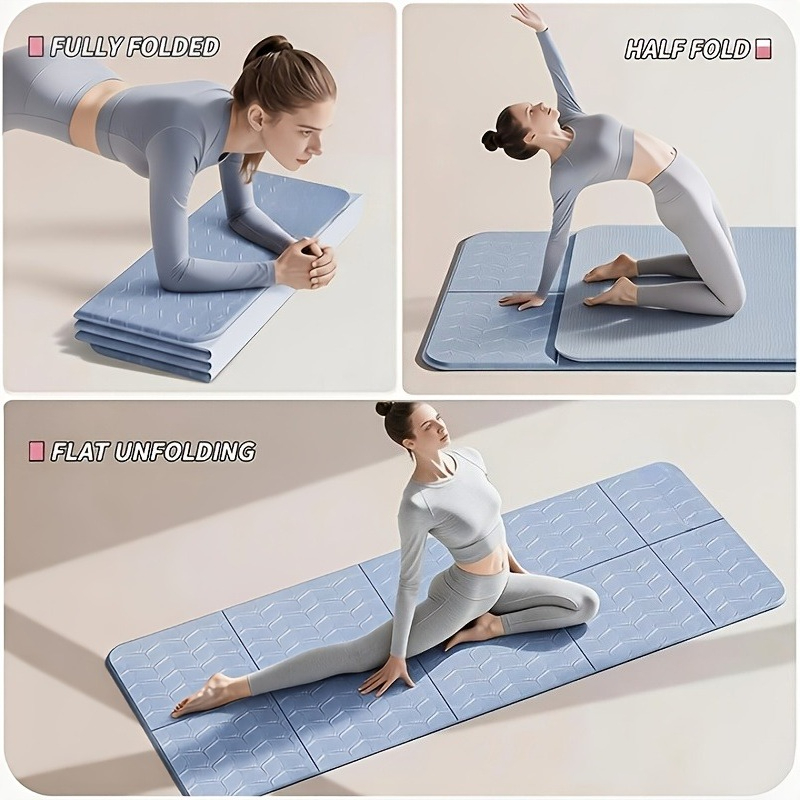Pilates Yoga Mat Thickness - Kaymaz Ekstra Kalın Katlanabilir Yoga Matı,