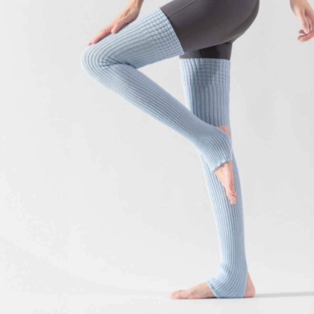 Pilates Yoga Footwear - Günlük Kullanım Diz Boyu Bale Bacak