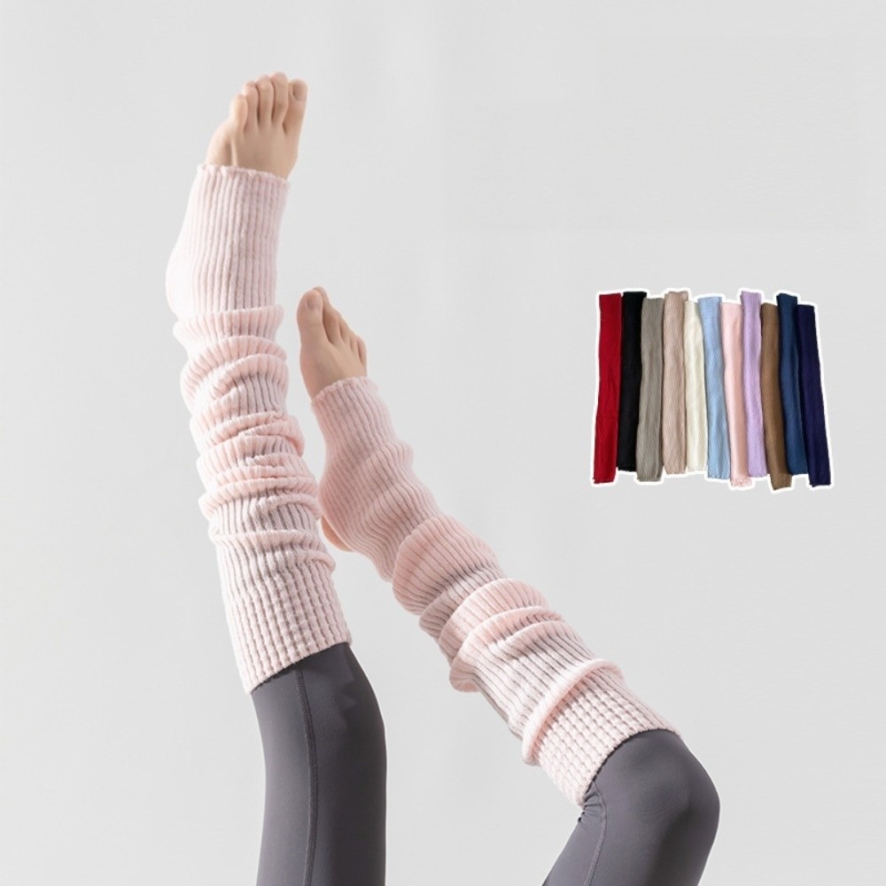 Pilates Yoga Footwear - Günlük Kullanım Diz Boyu Bale Bacak