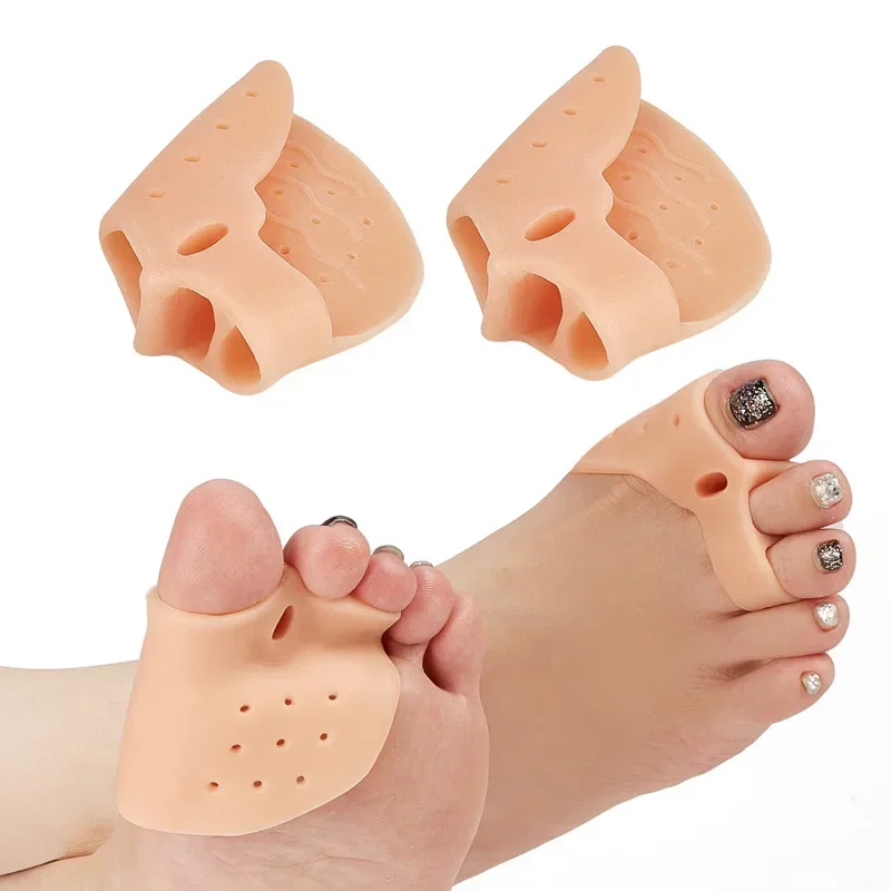 Toe Separator Silicon - 1 çift Silikon Ayak Düzeltici Halluks