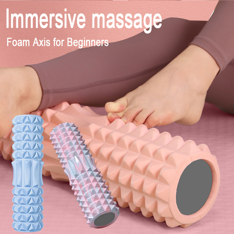 Pilates Yoga Roller - Katı Köpük Eksenli Yoga Sonrası Masaj