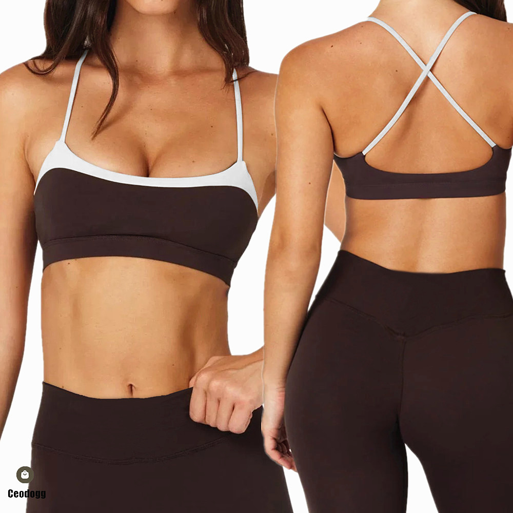 Pilates Yoga Wear - Pad Yoga Sutyen Kadınlar Için Pantolon
