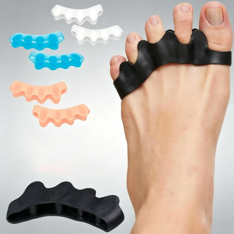 Toe Separator Silicon - Silikon Ayak Parmak Ayırıcıları, Bunyon Rahatlaması,