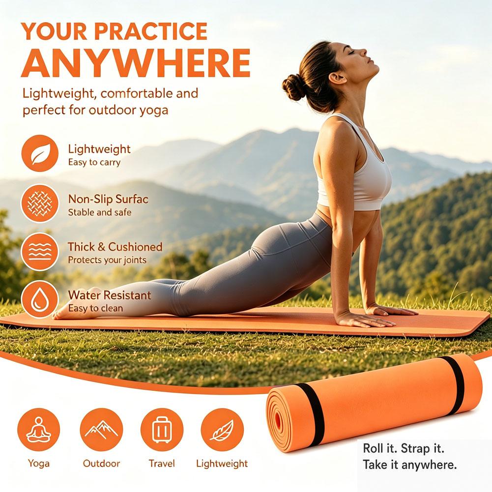 1/2 adet kalın Yoga Mat kaymaz - Pilates Yoga Mat Thickness incelemesi ve fiyatı