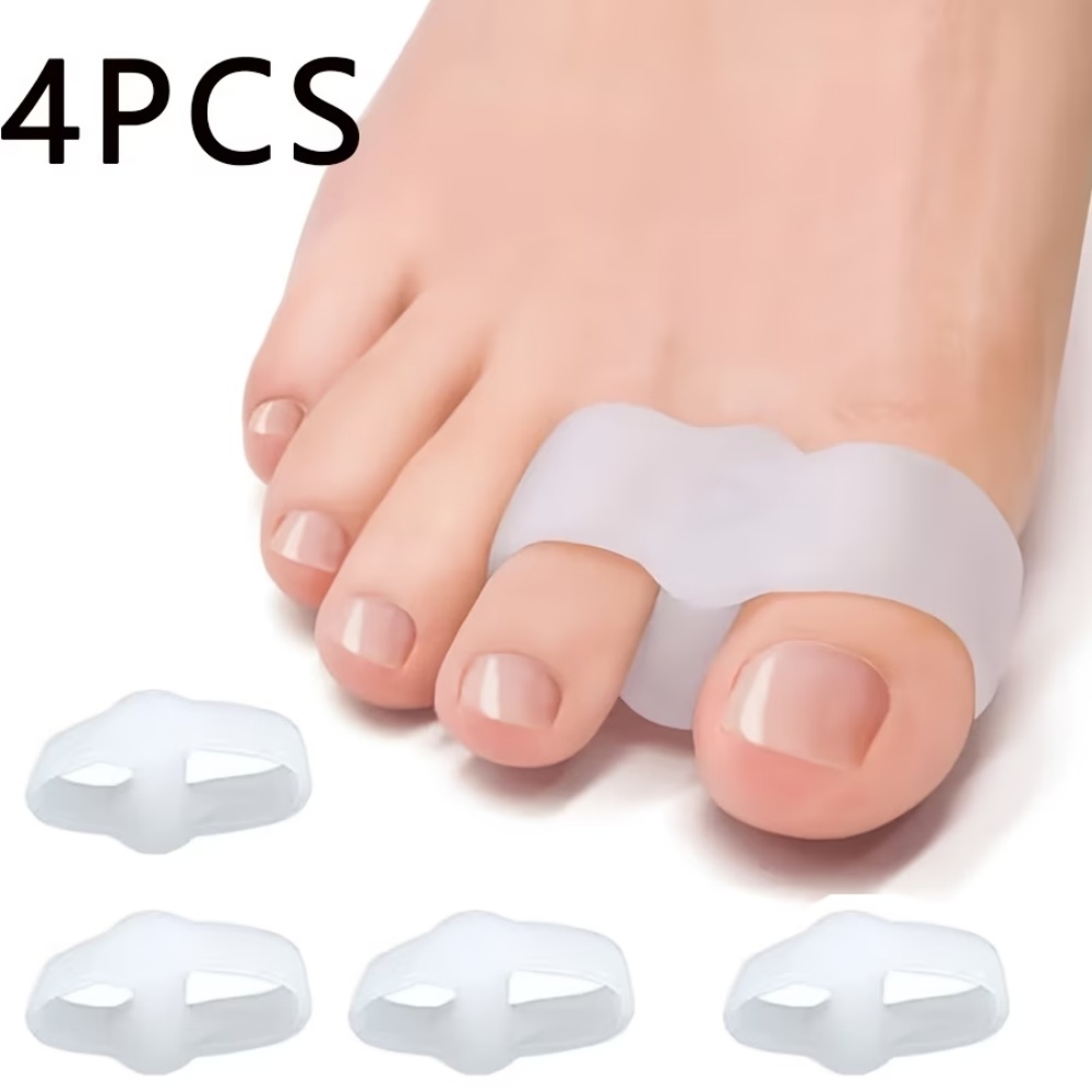 4 Beyaz Silikon Ayak Parmak Ay - Toe Separator Silicon incelemesi ve fiyatı