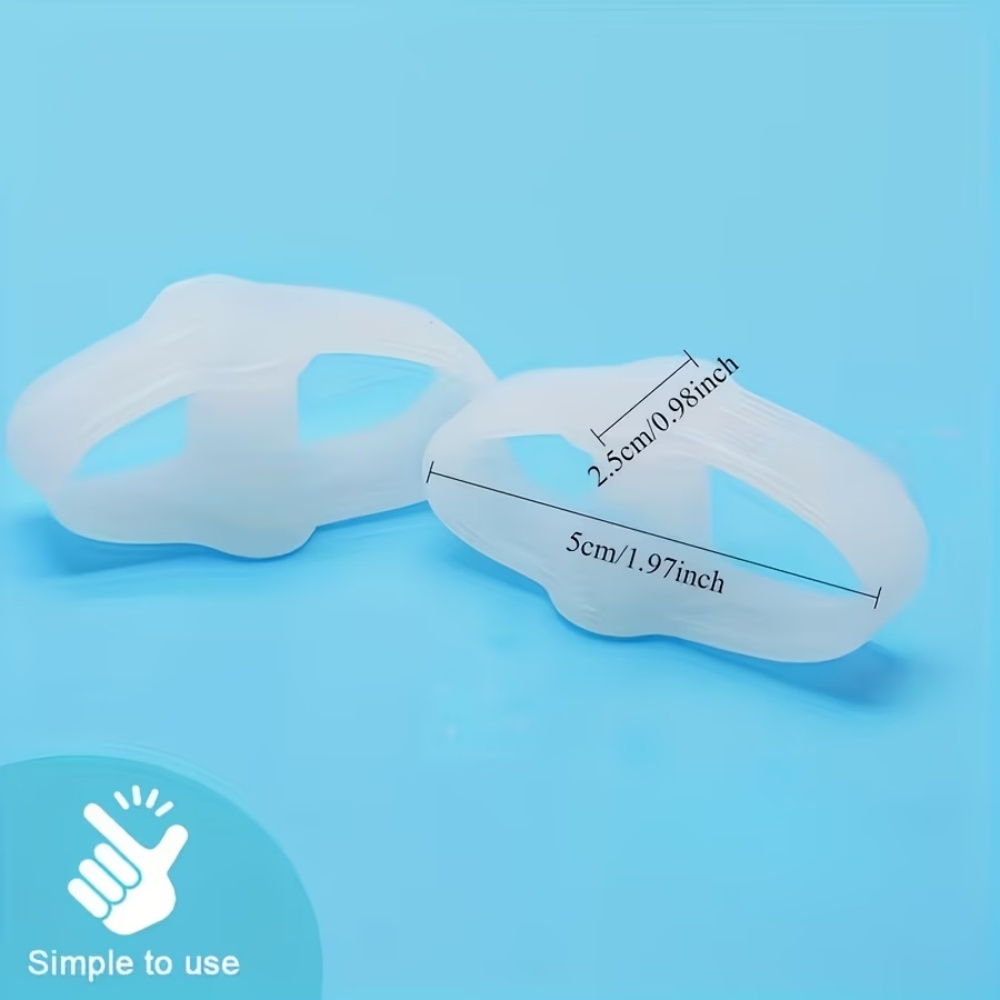 4 Beyaz Silikon Ayak Parmak Ay - Toe Separator Silicon incelemesi ve fiyatı