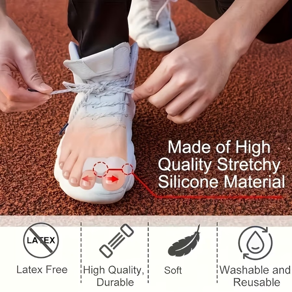 4 Beyaz Silikon Ayak Parmak Ay - Toe Separator Silicon incelemesi ve fiyatı